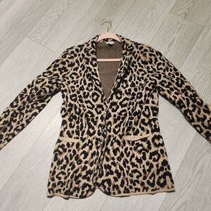 Womens leopard sweater